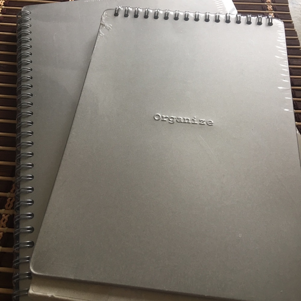 Pottery Barn Metal Organizer and Calendar Set